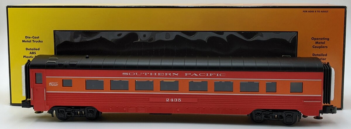 MTH 30-6736 O Gauge Southern Pacific 60' Streamlined ABS Coach Car #2459 NIB