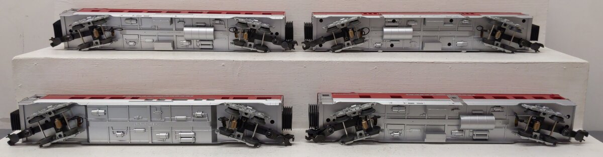 MTH 30-6708 O Rock Island 60' Streamlined Smooth Sided Passenger Set (Set of 4) LN/Box