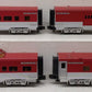 MTH 30-6708 O Rock Island 60' Streamlined Smooth Sided Passenger Set (Set of 4) LN/Box