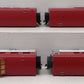 MTH 30-6708 O Rock Island 60' Streamlined Smooth Sided Passenger Set (Set of 4) LN/Box