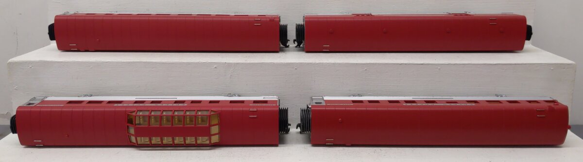 MTH 30-6708 O Rock Island 60' Streamlined Smooth Sided Passenger Set (Set of 4) LN/Box