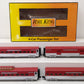 MTH 30-6708 O Rock Island 60' Streamlined Smooth Sided Passenger Set (Set of 4) LN/Box