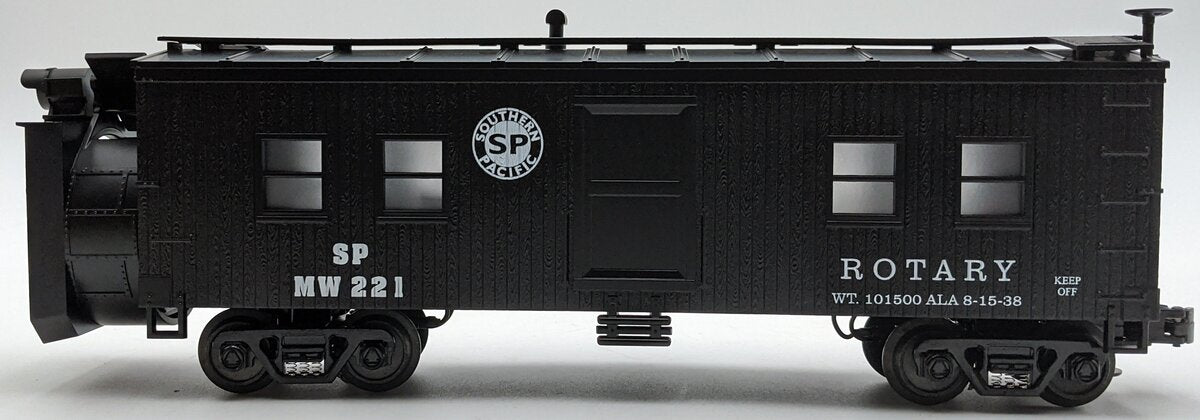 MTH 30-7930 O Gauge Southern Pacific Rotary Snow Plow #221 NIB