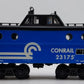 K-Line K615-1411 O Gauge Conrail N5C Scale Smoking Caboose #23175 LN/Box
