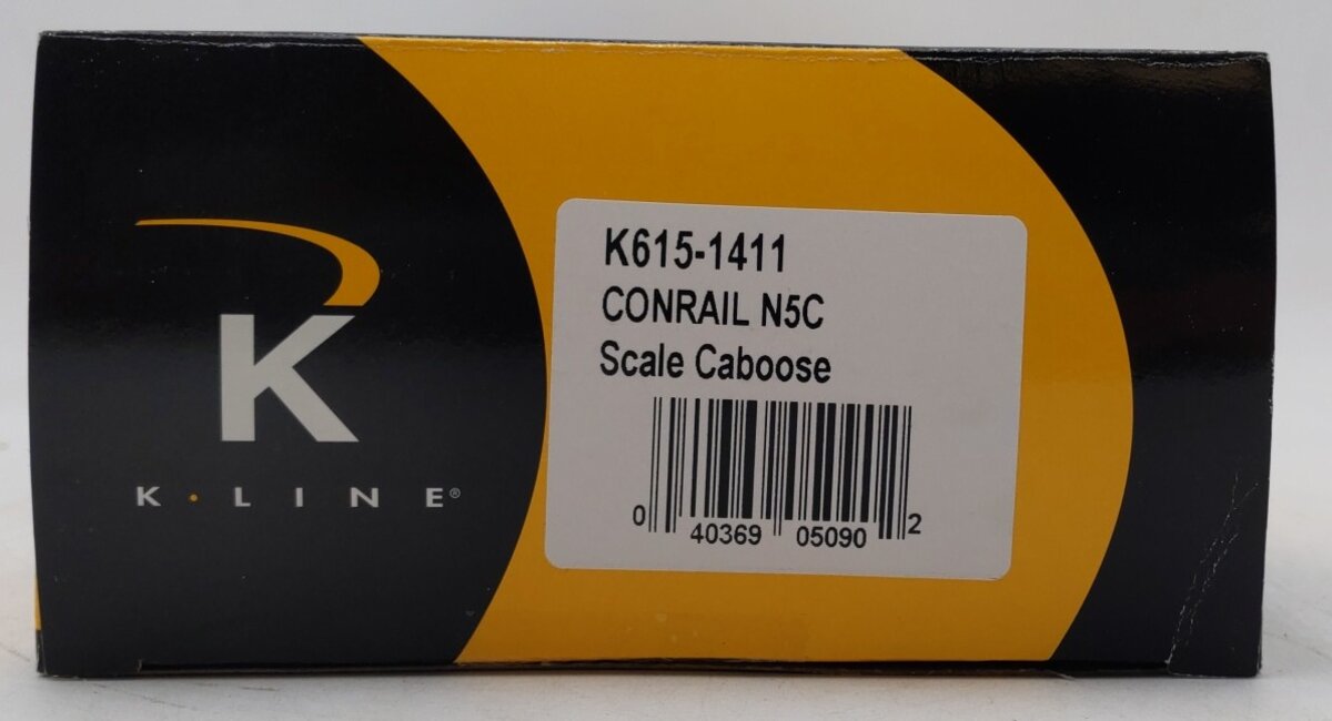 K-Line K615-1411 O Gauge Conrail N5C Scale Smoking Caboose #23175 LN/Box