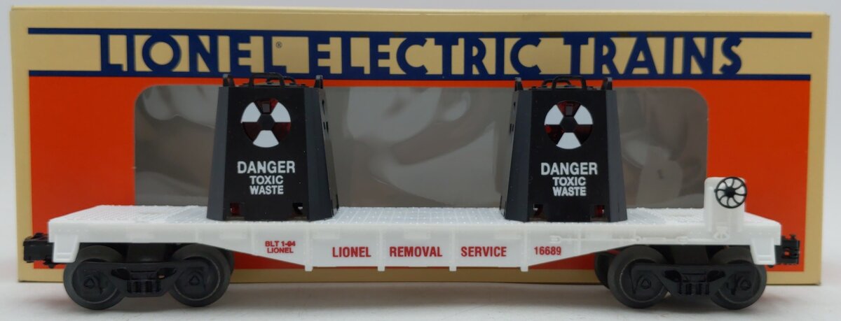 Lionel 6-16689 O Gauge Lionel Toxic Waste Car EX/Box