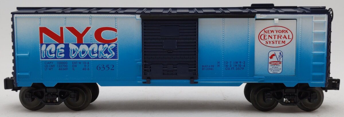 Lionel 6-16767 O Gauge New York Central Ice Docks Operating Ice Car #6352 EX/Box