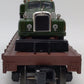 Lionel 6-17518 O Gauge Pennsylvania Flatcar with 2 Corgi Mack AEC Trucks #9823 EX/Box