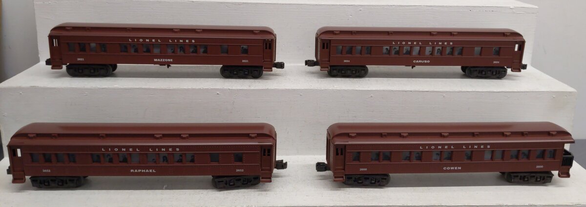 Lionel 6-19074 O Gauge Legends of Lionel Madison 4-Car Set LN/Box