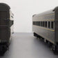 MTH 20-66129 O C&NW 70’ Streamlined Slpr/Diner Smooth Passenger Set (Set of 2)