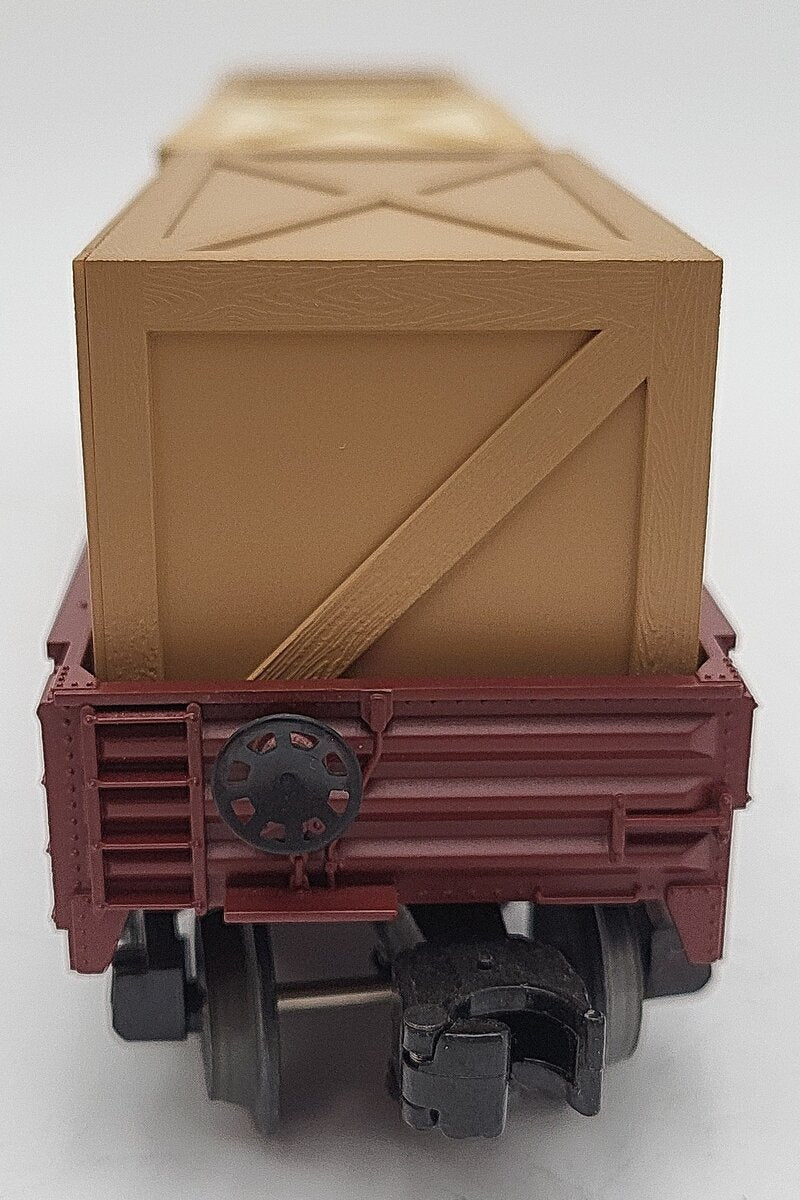 MTH 30-7208 O Gauge Union Pacific Gondola with 3 Crates #65239 EX/Box