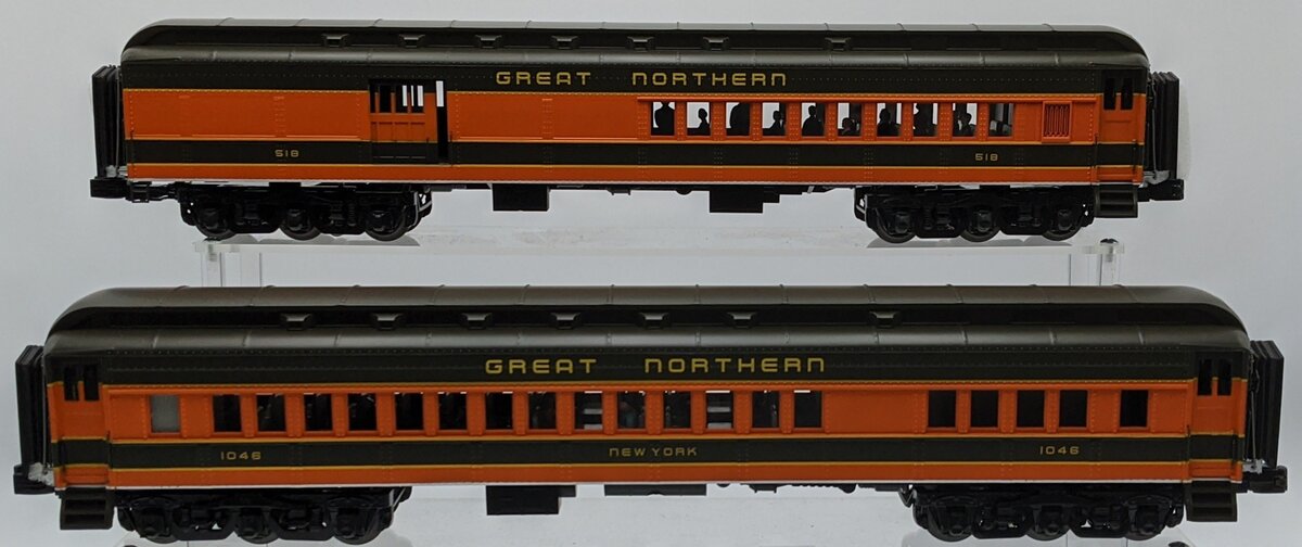 MTH 20-41011 GN 70' Madison Combine/Diner Passenger Cars (2) NIB