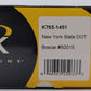 K-Line K765-1451 O New York State DOT Boxcar #50015 NIB
