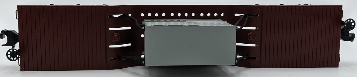MTH 30-8302 O Illinois Central Die-Cast Depressed Flatcar w/ Transformer NIB