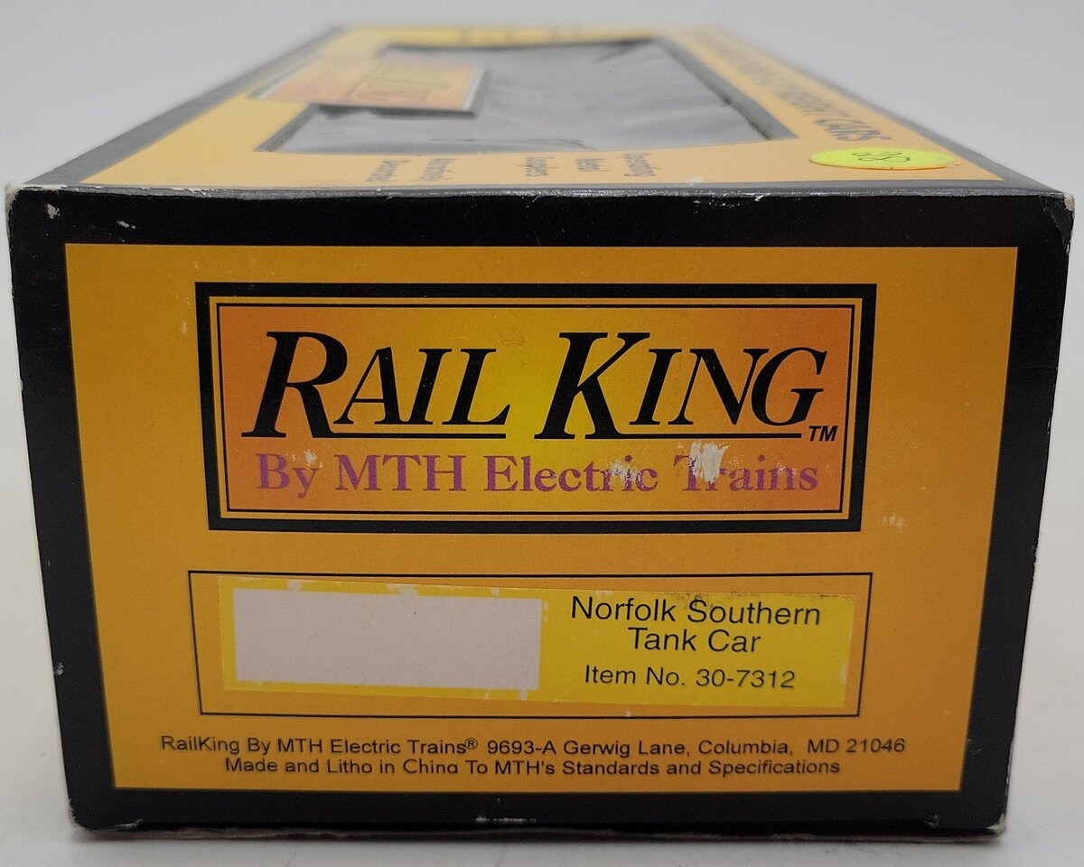 MTH 30-7312 O Gauge Norfolk Southern Single Dome Tank Car #10238 NIB