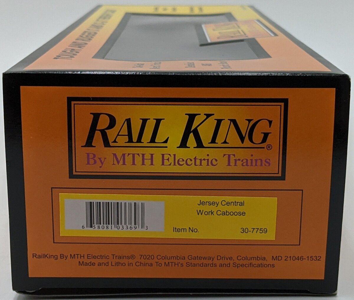 MTH 30-7759 Jersey Central Work Caboose NIB