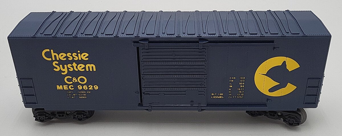 Lionel 6-9629 O Gauge C&O Chessie System Hi-Cube Boxcar #9629 EX/Box