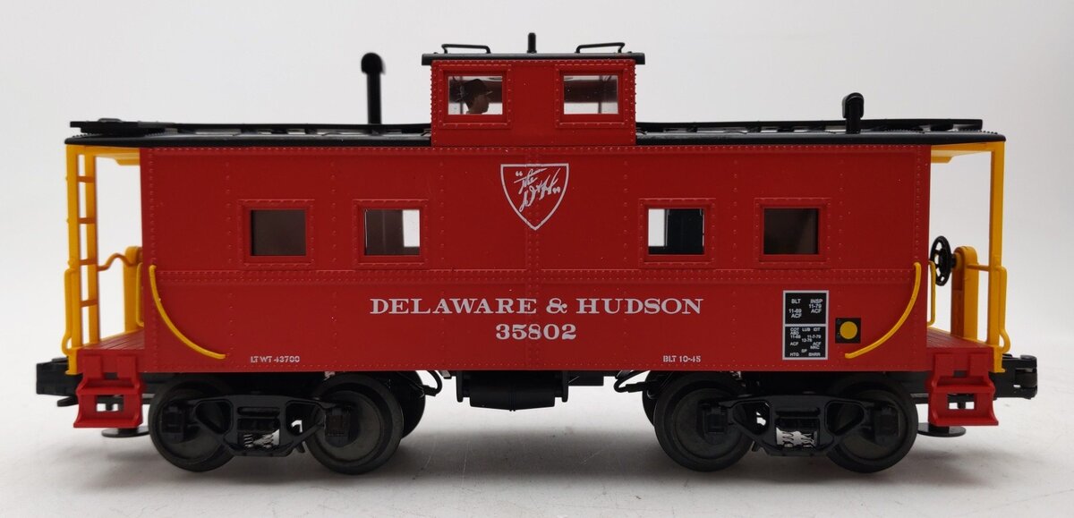 MTH 20-91032 O Gauge Delaware & Hudson Steel Caboose #35802 LN/Box