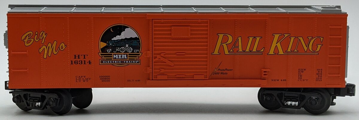 MTH 30-7425 O Gauge Big Mo Boxcar #16314 NIB