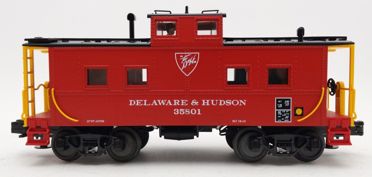MTH 20-91032 O Gauge Delaware & Hudson Steel Caboose #35801 LN/Box
