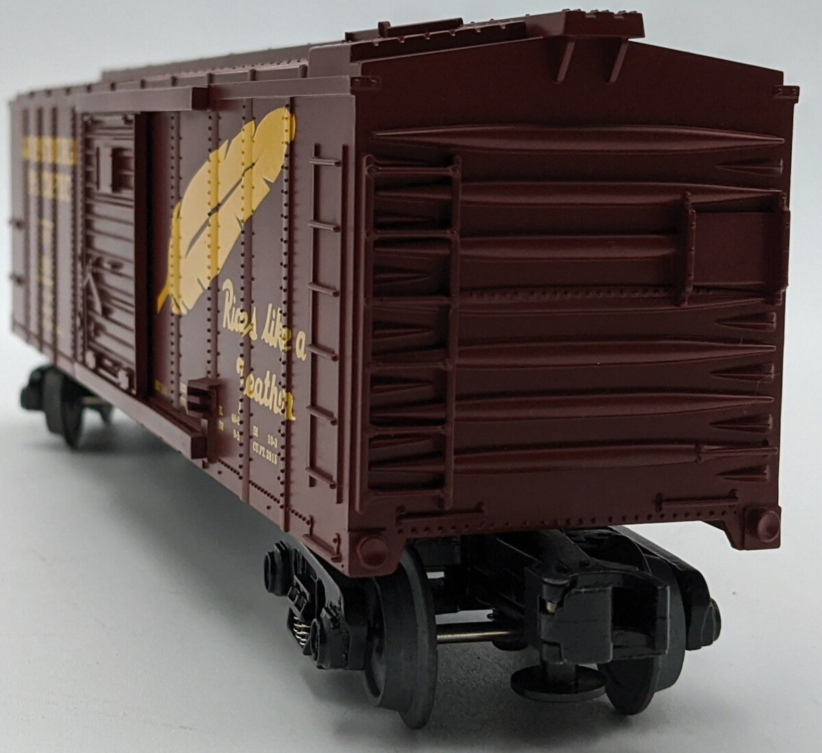 MTH 30-7444 O Gauge Custom Weathered Western Pacific Boxcar #20807 NIB