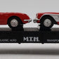 MTH 30-7624 O Gauge Auto Transport Flatcar with 2 Ertl '64 Corvettes #19640 LN/Box