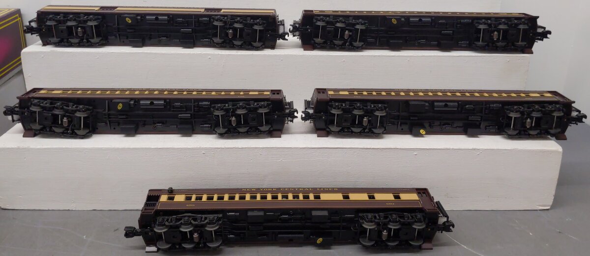MTH 20-40005 O New York Central 70' Madison Passenger Car Set (Set of 5) EX/Box