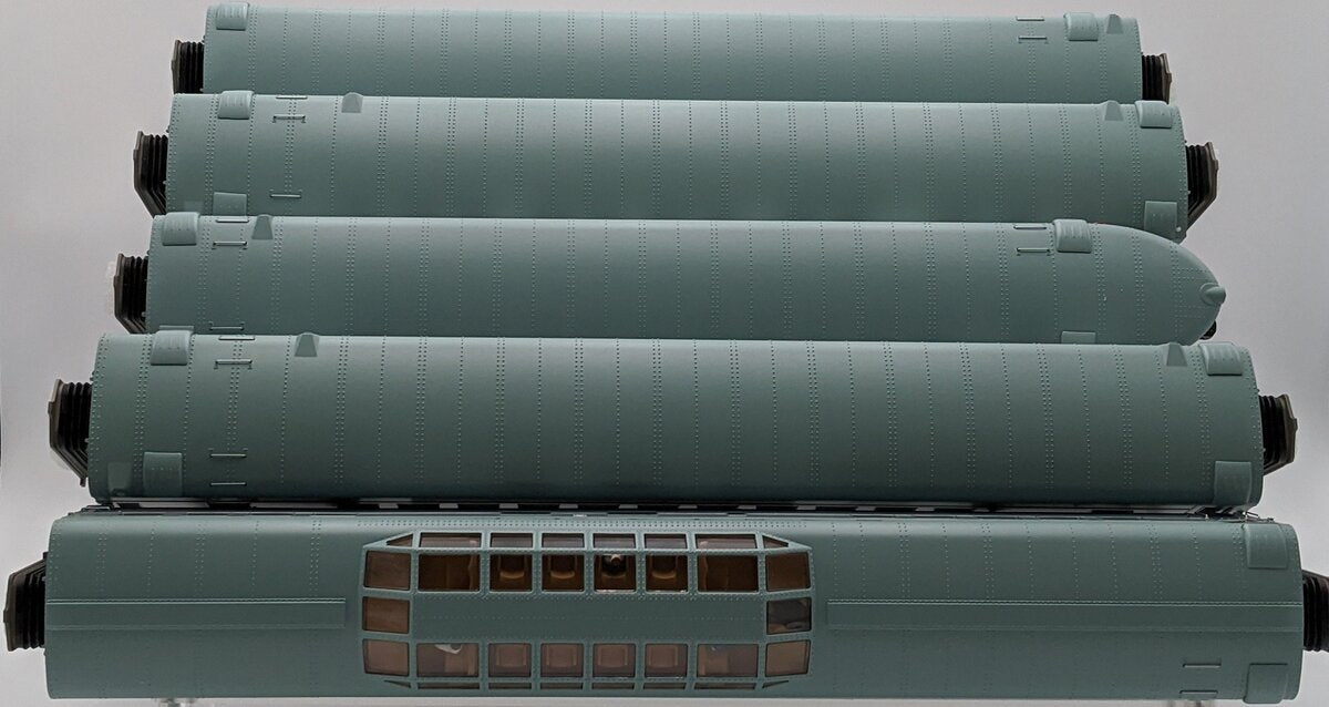 MTH 20-65170 O Santa Fe Premier 70' Streamlined Passenger Car Set (Set of 5)