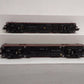 MTH 20-69145 O N&W 70’ Streamlined Baggage/Coach Passenger Car Set (Set of 2) EX/Box