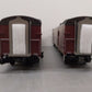 MTH 20-69145 O N&W 70’ Streamlined Baggage/Coach Passenger Car Set (Set of 2) EX/Box