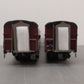 MTH 20-69145 O N&W 70’ Streamlined Baggage/Coach Passenger Car Set (Set of 2) EX/Box