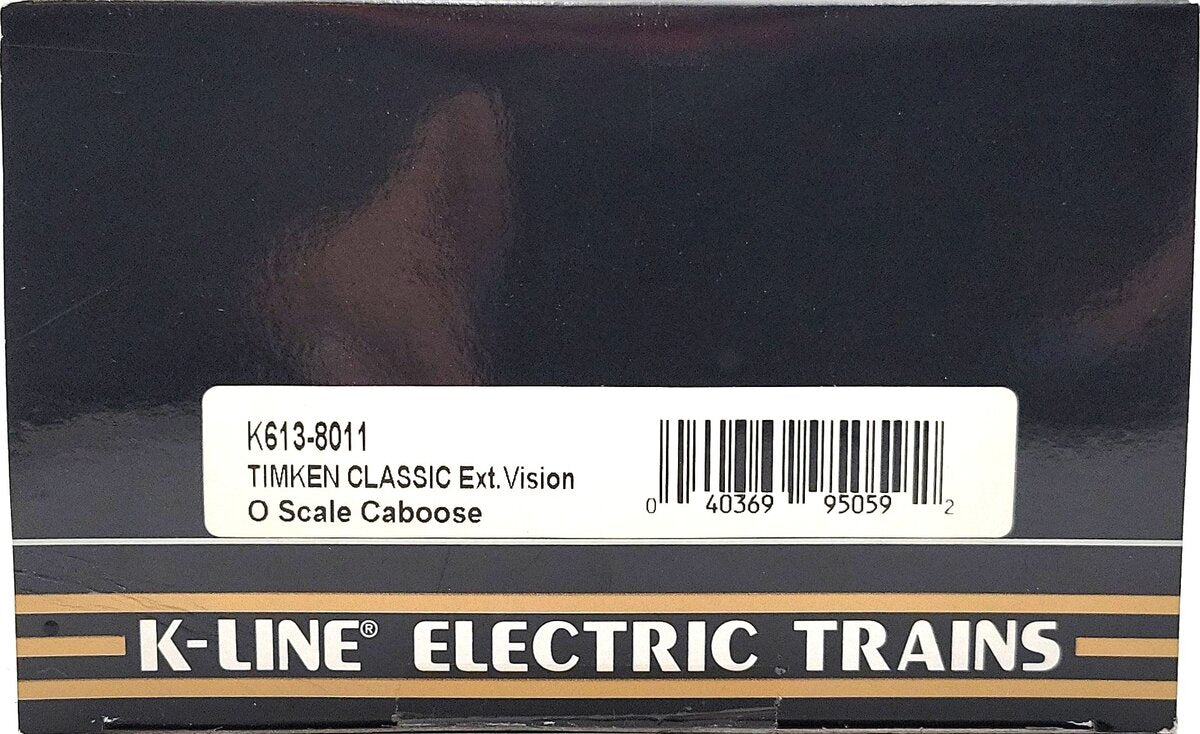 K-Line K613-8011 O Timken Classic Lighted Caboose MT/Box