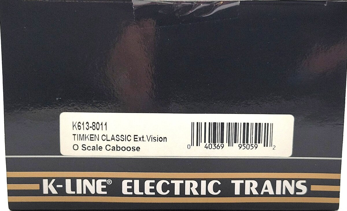 K-Line K613-8011 O Timken Classic Lighted Caboose MT/Box