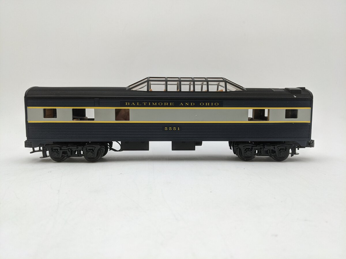 MTH 30-6111D O Gauge B&O Streamlined Vista Dome EX/Box