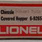 Lionel 6-9265 O Gauge Chessie Covered Hopper #9265 EX/Box