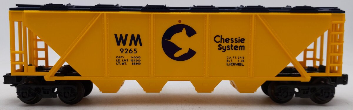Lionel 6-9265 O Gauge Chessie Covered Hopper #9265 EX/Box