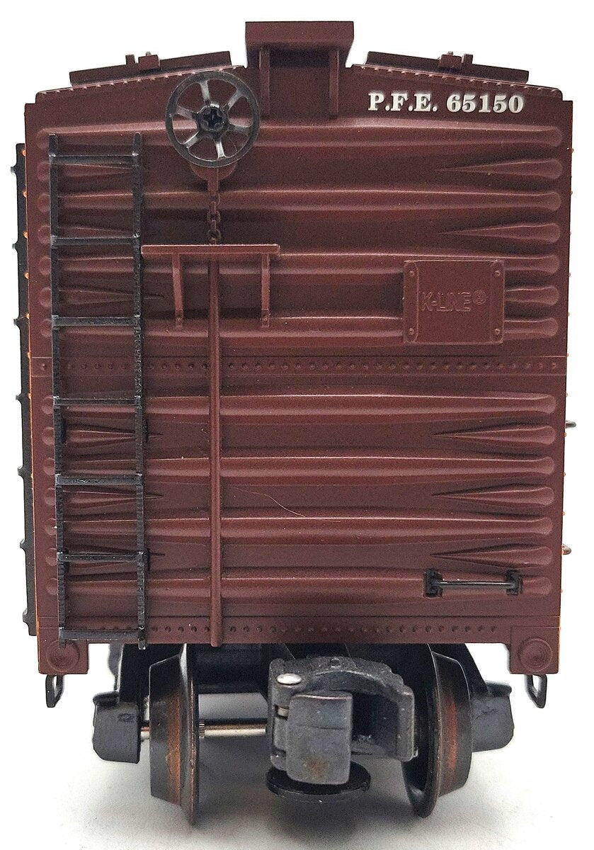K-Line K762-2113 O Gauge Pacific Fruit Express Reefer Car #65150 VG/Box