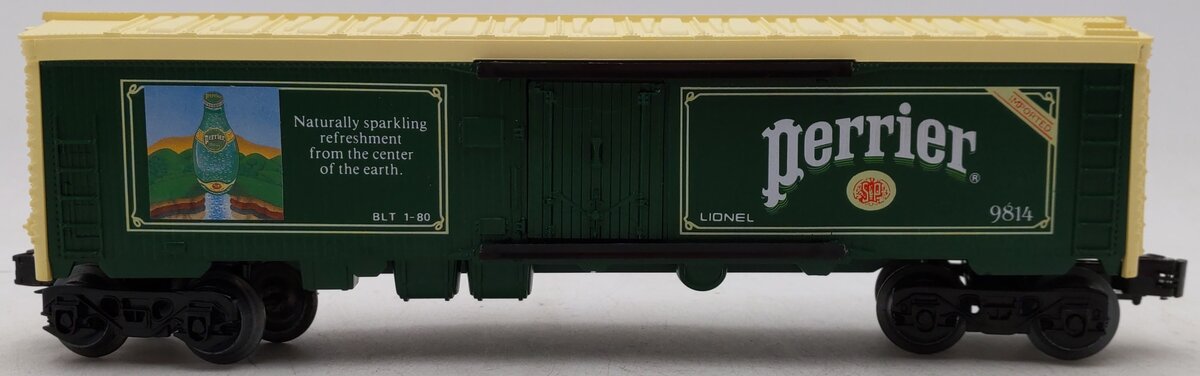 Lionel 6-9814 O Gauge Perrier Billboard Reefer Car #9814 EX/Box