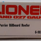 Lionel 6-9814 O Gauge Perrier Billboard Reefer Car #9814 EX/Box