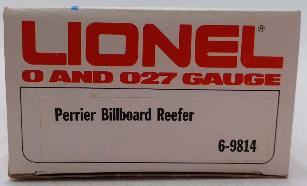 Lionel 6-9814 O Gauge Perrier Billboard Reefer Car #9814 EX/Box