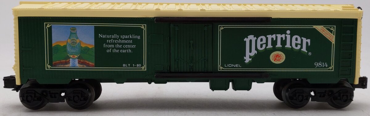 Lionel 6-9814 O Gauge Perrier Billboard Reefer Car #9814 EX/Box