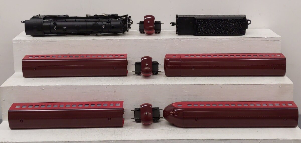 MTH 20-1003-1 O NYC No. 709W Streamlined 4-6-4 J-1e Steam Train Set w/PS2 EX/Box