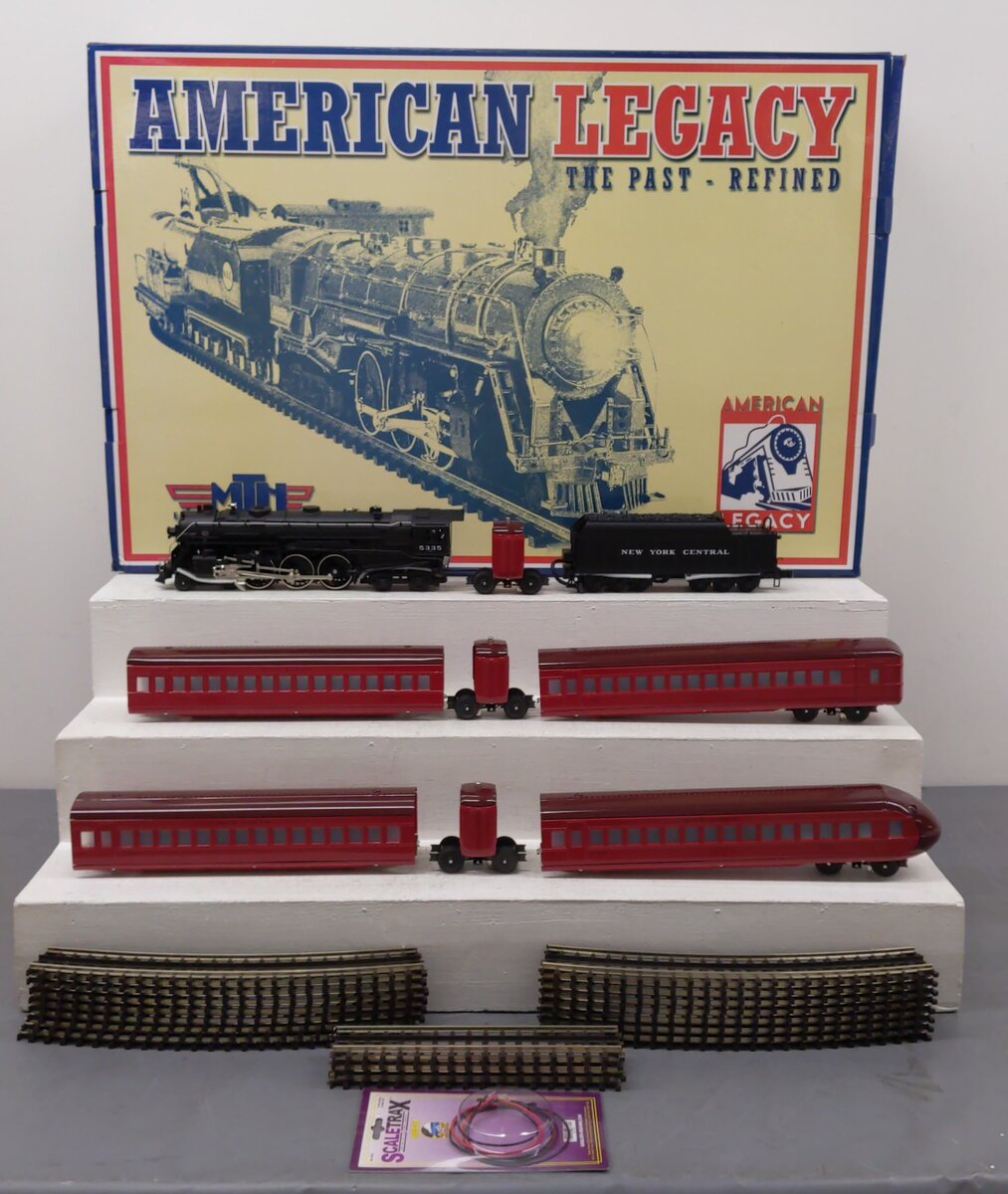MTH 20-1003-1 O NYC No. 709W Streamlined 4-6-4 J-1e Steam Train Set w/PS2 EX/Box