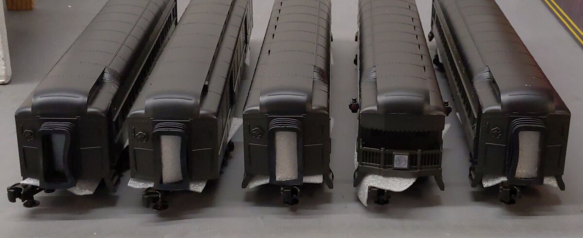 MTH 20-4048 O Atlantic Coast Line 70' Madison Passenger Car Set (Set of 5) NIB