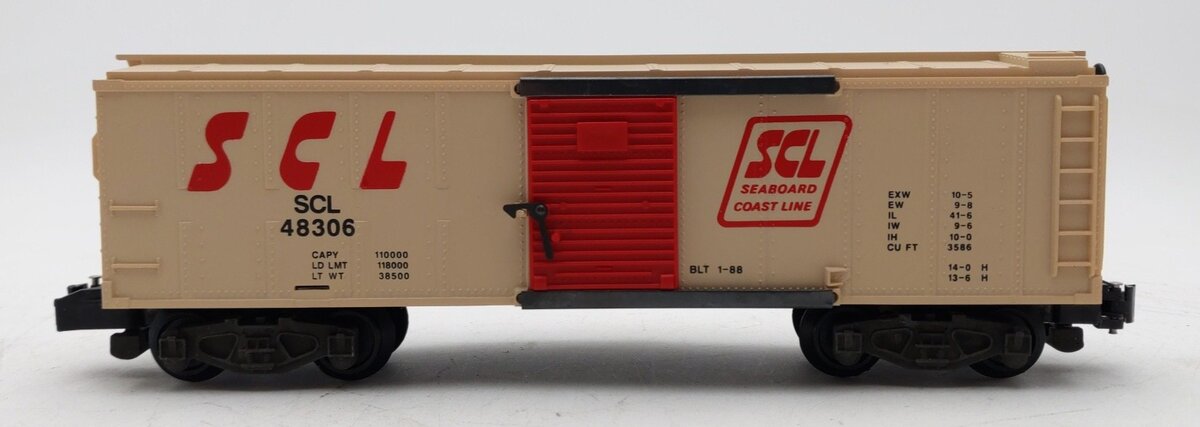 American Flyer 6-48306 S Gauge Seaboard Coastline Boxcar #48306 LN/Box