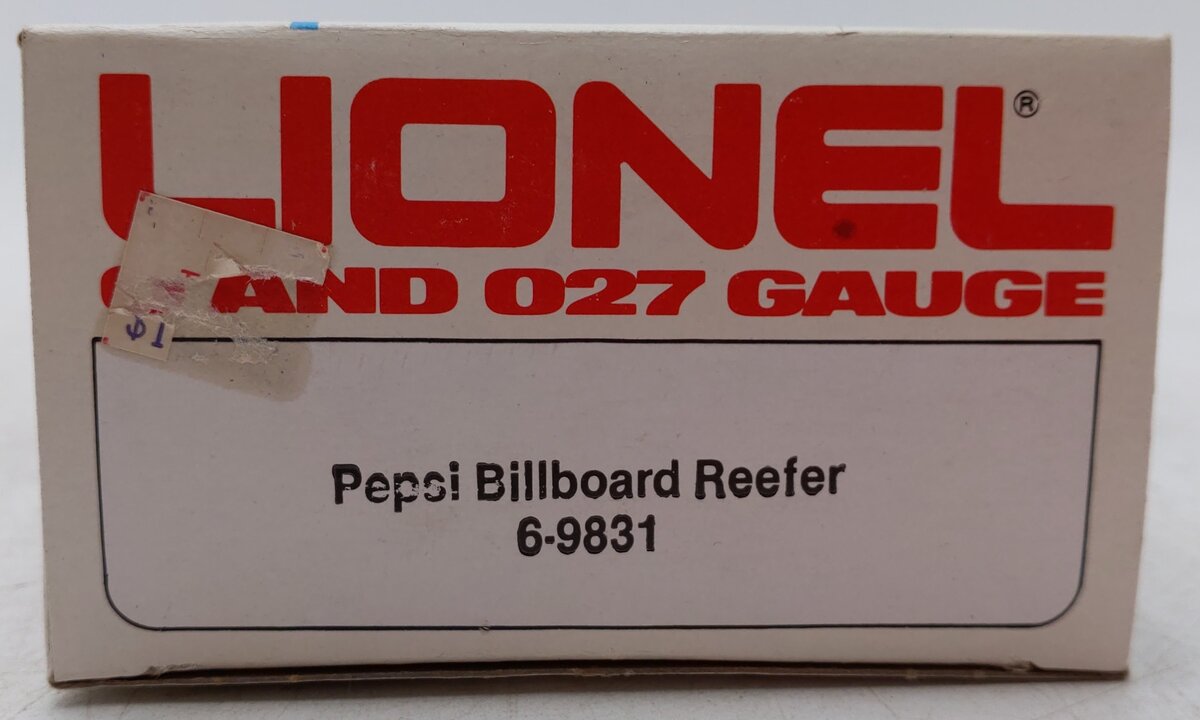 Lionel 6-9831 O Gauge Pepsi Cola Billboard Reefer Car EX/Box