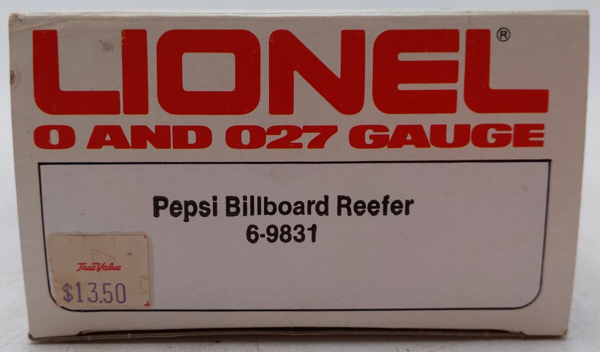 Lionel 6-9831 O Gauge Pepsi Cola Billboard Reefer Car EX/Box