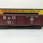 MTH 30-7429 O Gauge Baltimore & Ohio Rounded Roof Boxcar #385186 EX/Box