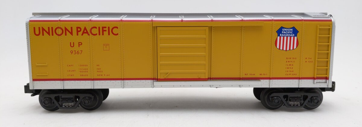 MTH 30-7430 O Gauge Union Pacific Rounded Roof Boxcar #9367 LN/Box