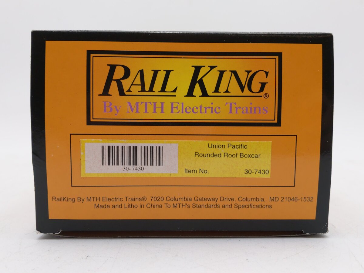 MTH 30-7430 O Gauge Union Pacific Rounded Roof Boxcar #9367 LN/Box